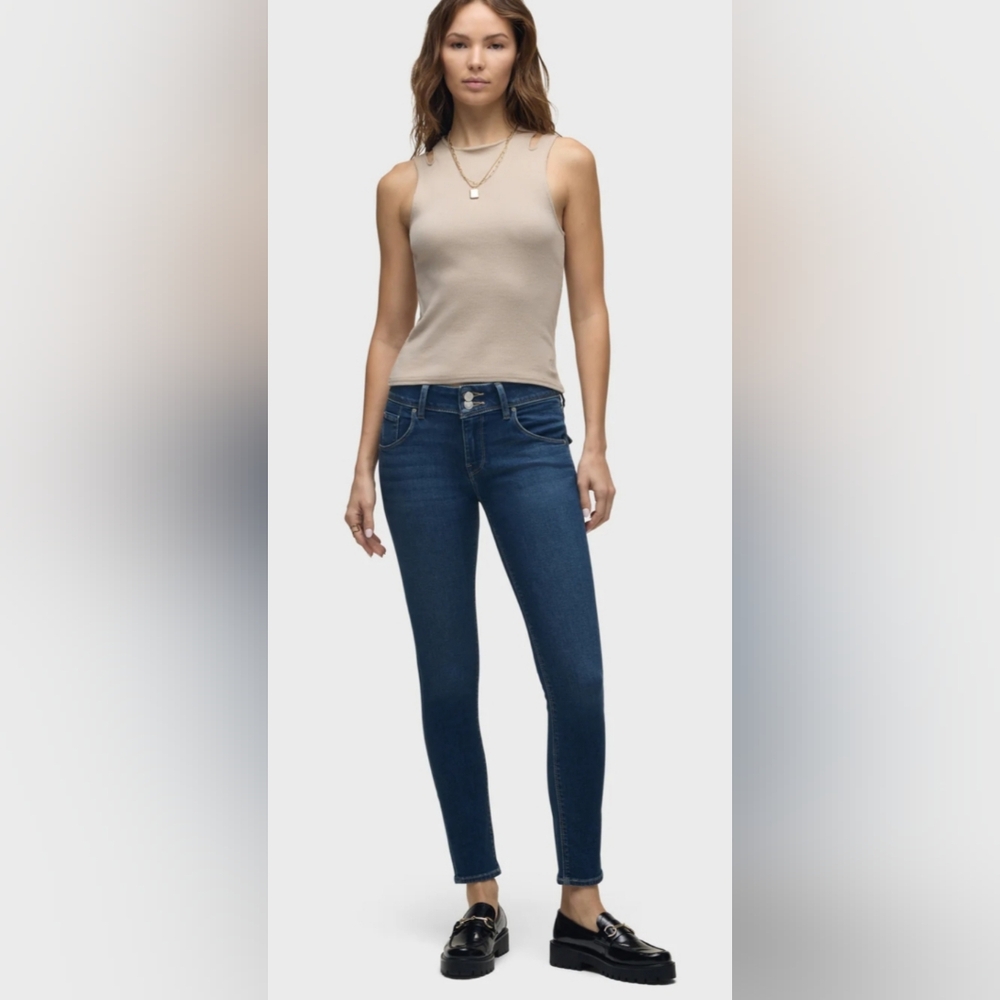 Hudson Collin Mid-Rise Skinny Jeans Sz 29x29